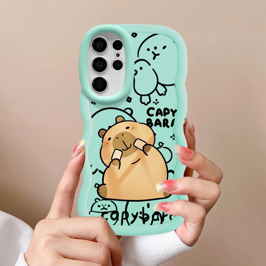 Capybara Cute Cool Soft Phone Cover Case for Samsung Galaxy S21 S20 FE S23 Plus A25 S24 S22 Ultra S25 A26 A24 A54 A55 A36 A35