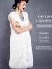 Autumn and winter artificial long hair imitation beach sheep hair long vest women's clothing