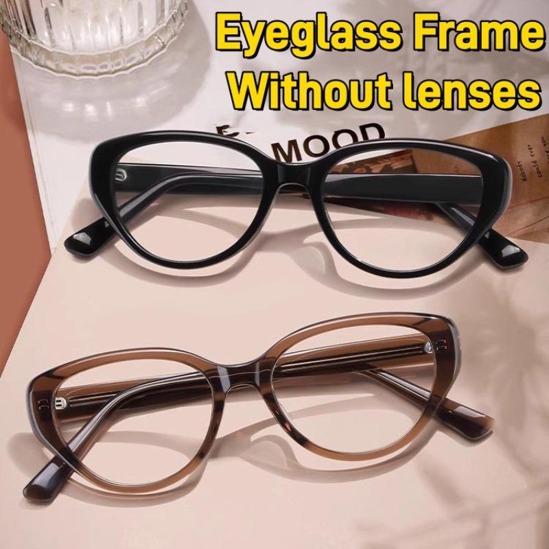 New Stylish Cat Eye Eyeglass Frame Women'S Fashionable Sweet Elegant Comfortable Durable And Eye-Catching Small Eyeglass Frame
