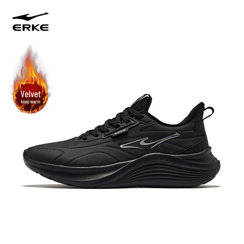 Erke Men s Fleece-Lined Running Shoes 8