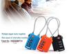 Travel Zipper Lock: TSA-Approved Plastic Combination Lock with Mini Steel Wire for Suitcases