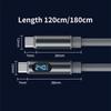 1.2m/1.8m 240W Super Charging Cable Type-C To Type-C Type-C Cable Durable Charging Cable Adapter