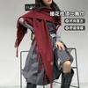 Trendy new scarf women's high-end sense versatile atmosphere wool shawl warm thickened fringed cashmere scarf