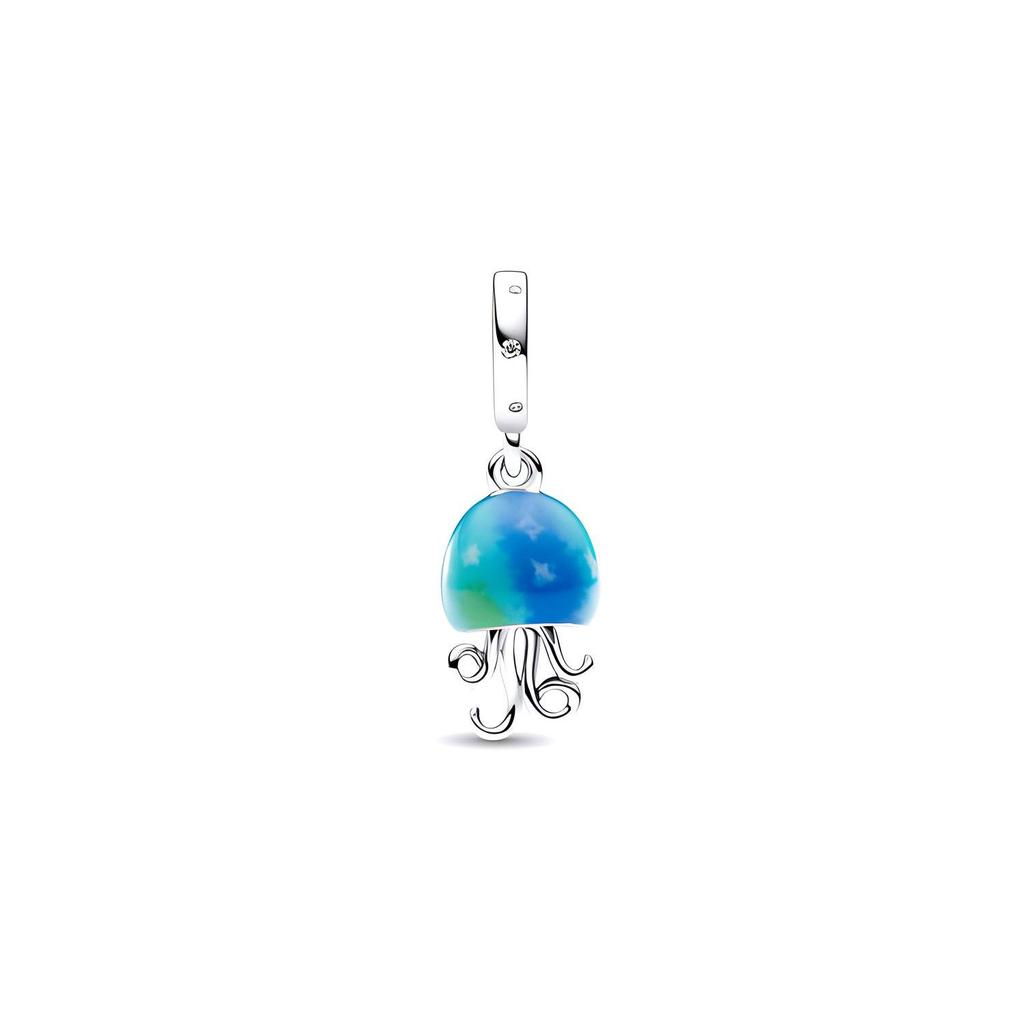 Pandora Jellyfish Animal Pattern Pendant Women Pendants Blue 792704C01