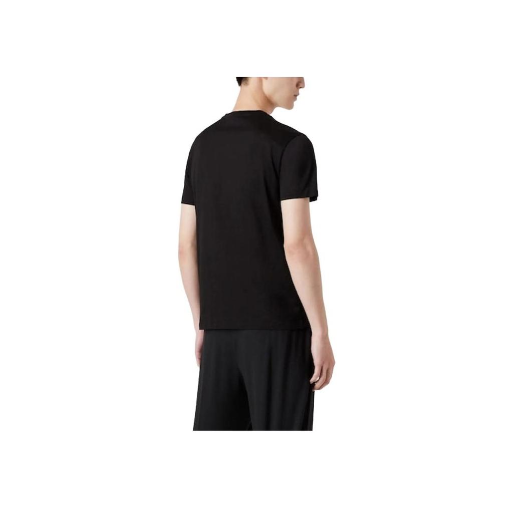 Emporio Armani Solid Slim Fit Crew Neck Short Sleeve T-Shirt Men tops Black 8N1T84-1JQ3Z-0999