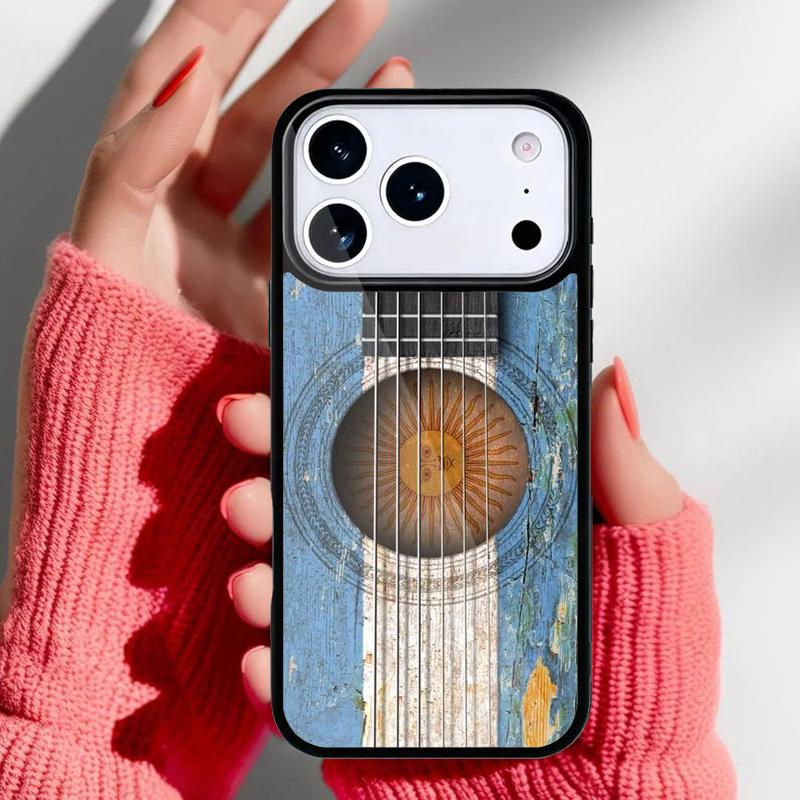 Argentina Flag soft Phone Case for iPhone 17 16 15 14 13 Pro Max Back Cover for 12 11 Pro Coque