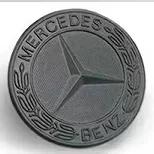WTPEU1 C200 E200 New 2025 For Mercedes Benz 57mm ABS Car Flat Hood Emblem Sticker Front Badge Logo For Mercedes Benz W253 X253 X205 GLC