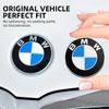 74mm 82mm BMW Hood Trunk Emblem Badge Sticker Fit E30 E36 E39 E46 E60 E87 E90 G20 Auto Exterior Accessory LU3