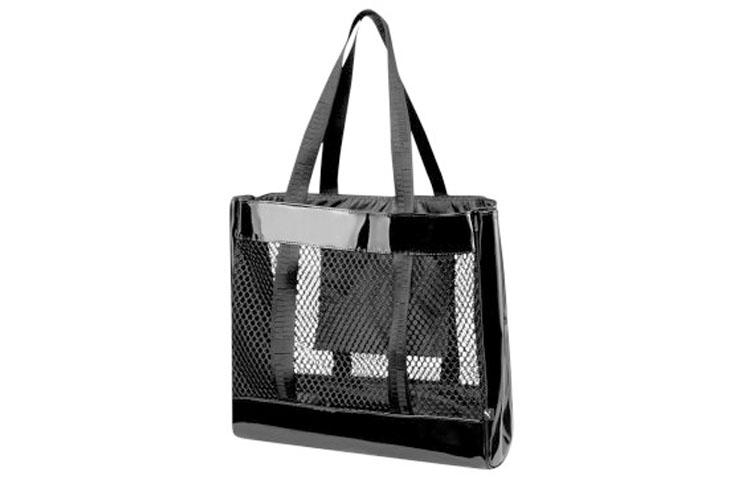 PUMA Artificial Leather Handbag, Tote Bag, Shopping Bag, Tote Bag, Shoulder Bag Women s Black 077937-01
