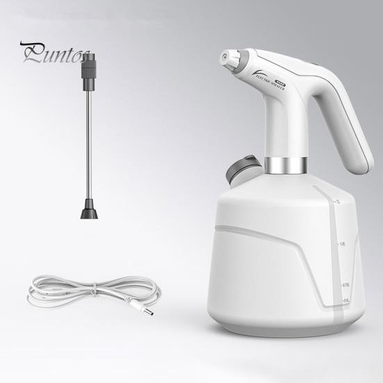 2L Electric Spray Bottle USB Rechargeable Garden Sprayer with Adjustable Nozzle Multi-function Spray Bottle with Battery Indicator for Watering
