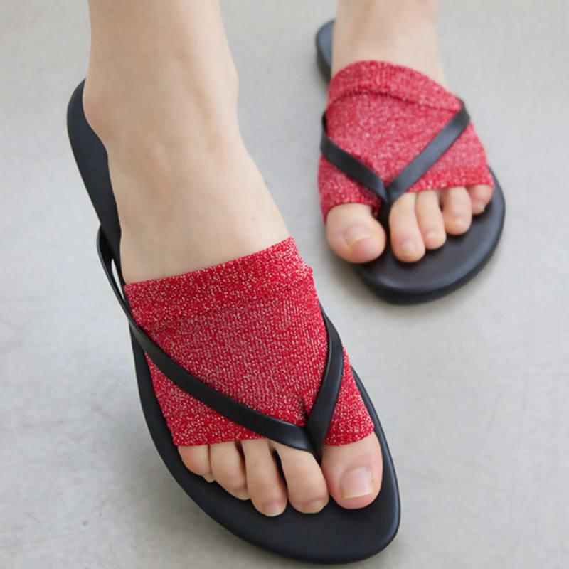 TSH Chaussettes Pantoufles à Paillettes 5 Couleurs