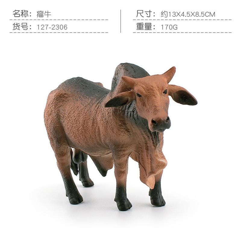 Realistic Pvc Texas Longhorn Bull And Vatuzi Cow Model For Collectors And Decor