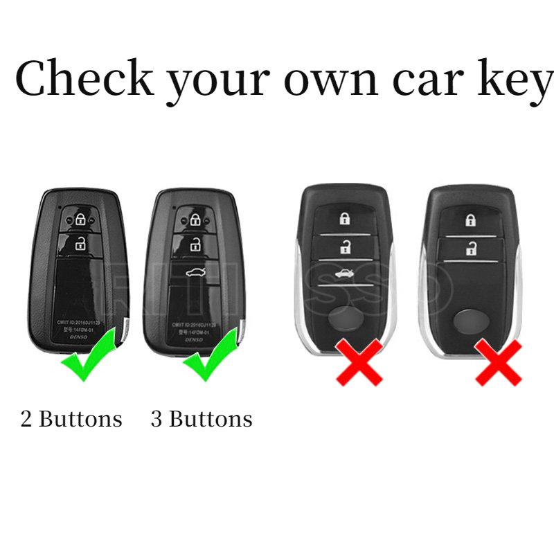 Car Key Case Protector Soft Tpu Key Shell Cover Auto Accessories For Toyota Prius Camry Corolla C-Hr Chr Rav4 Prado
