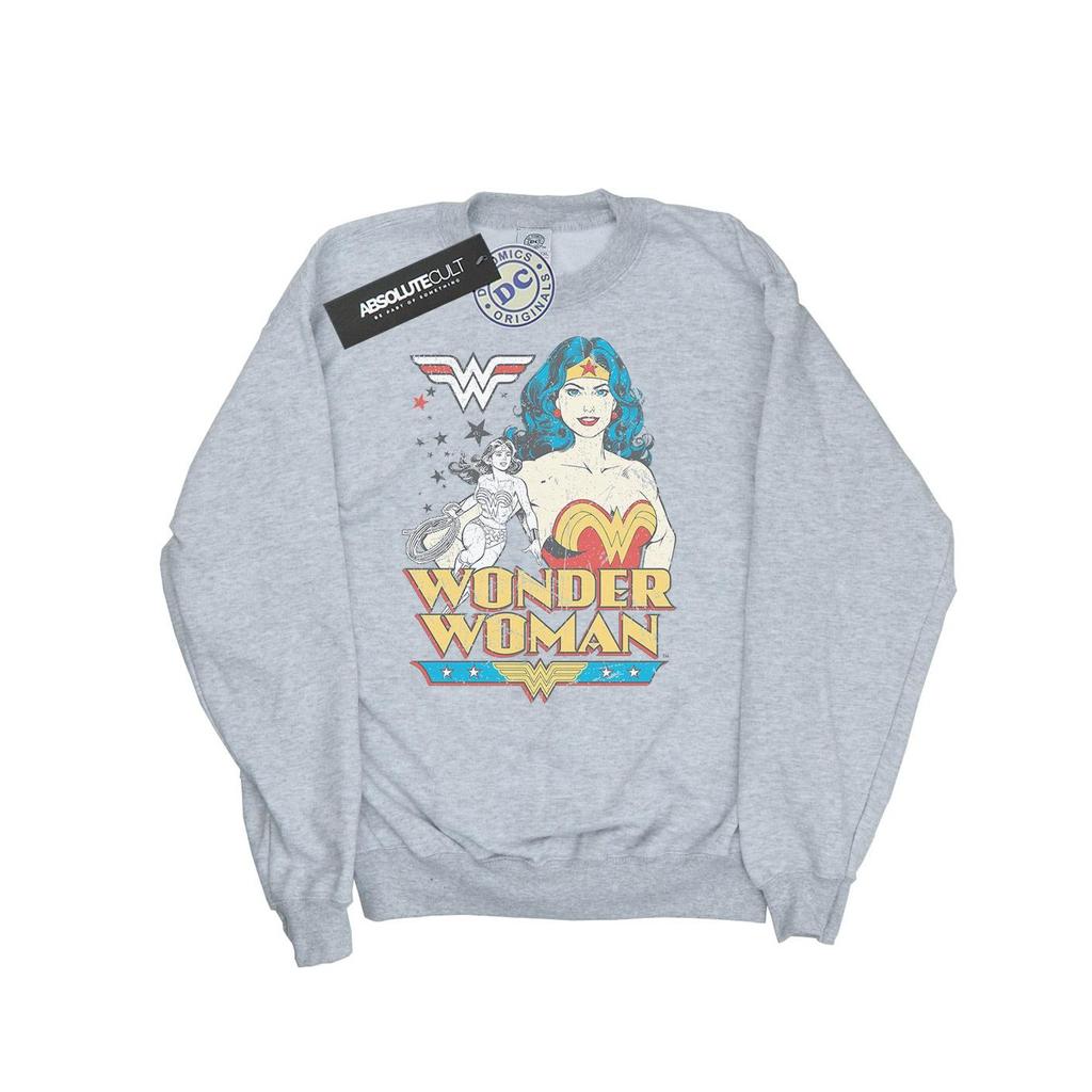 DC Comics Boys Wonder Woman Posing Sweatshirt