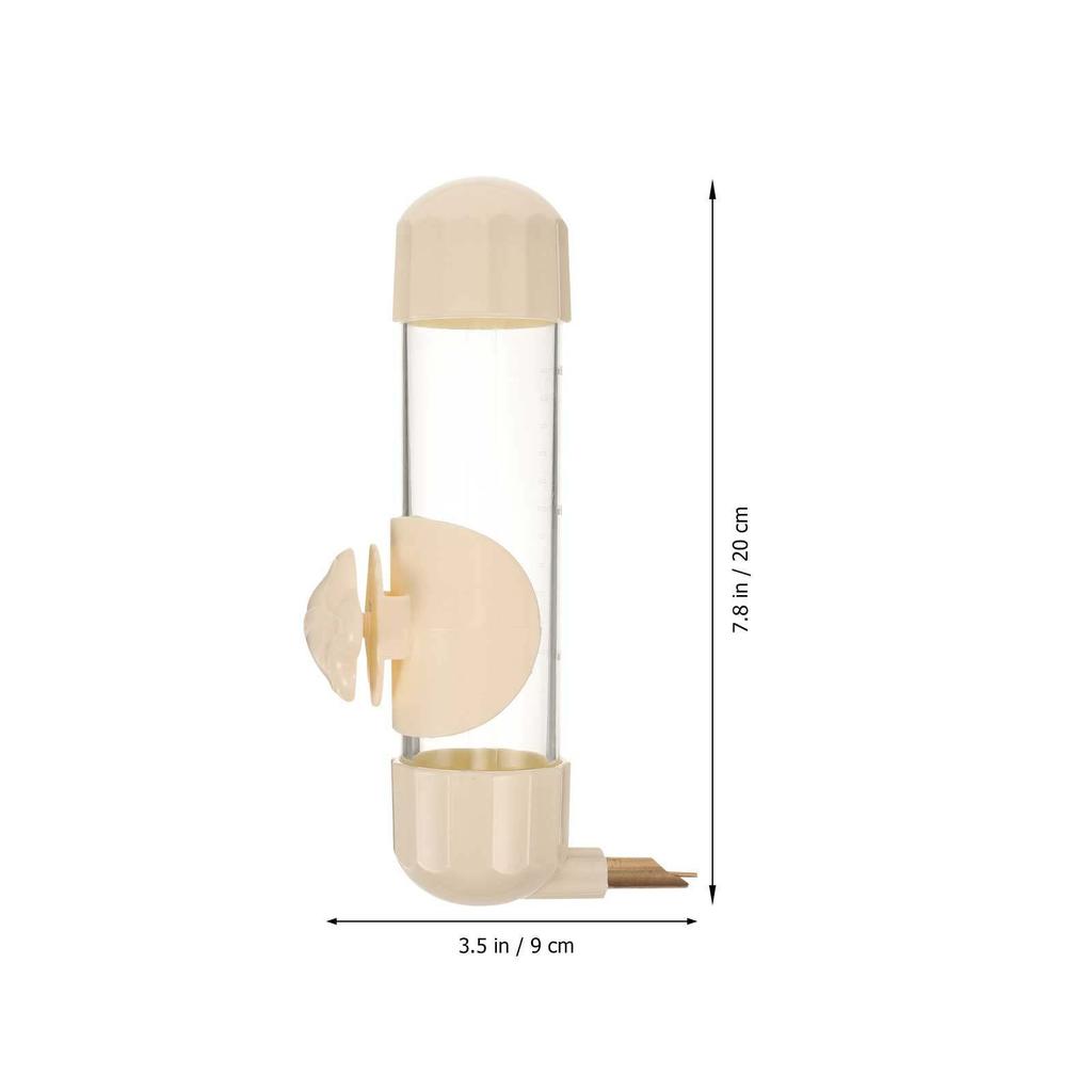Automatic Bird Waterer Feeder for Cage Plastic Safe Sturdy Compact Lightweight Water Dispenser for Parrots Lovebirds