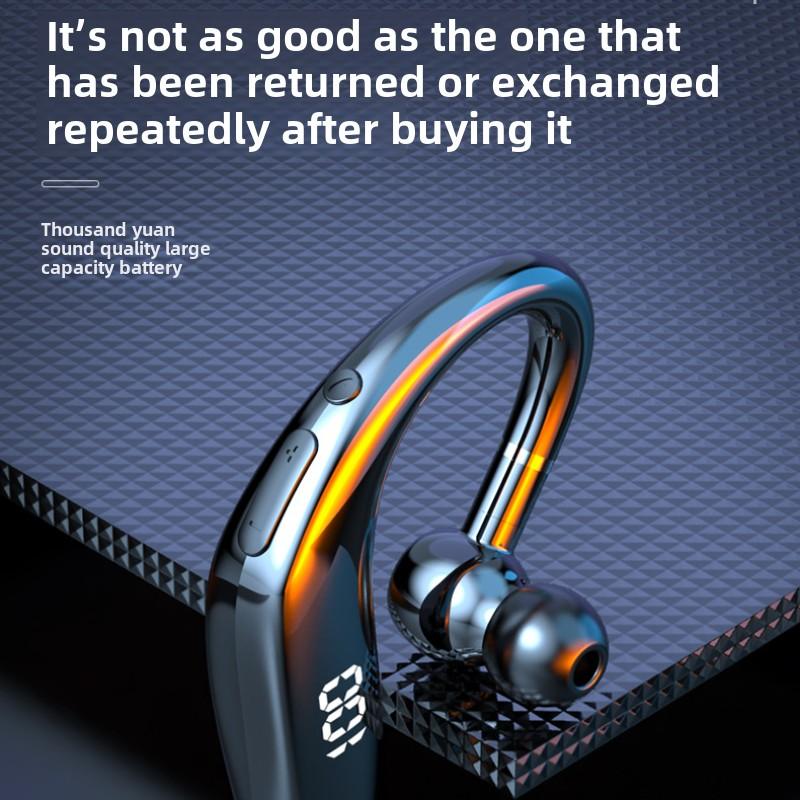 Drahtloses Bluetooth-Headset Business Einzelohr Hängendes Ohr Drahtloses Bluetooth-Headset Extra Lange Standby-Zeit