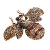 Brož Šperky Retro Bee Shape Alloy Atraktivní ozdobné kamínky Pin Ornament pro kabátový oblek