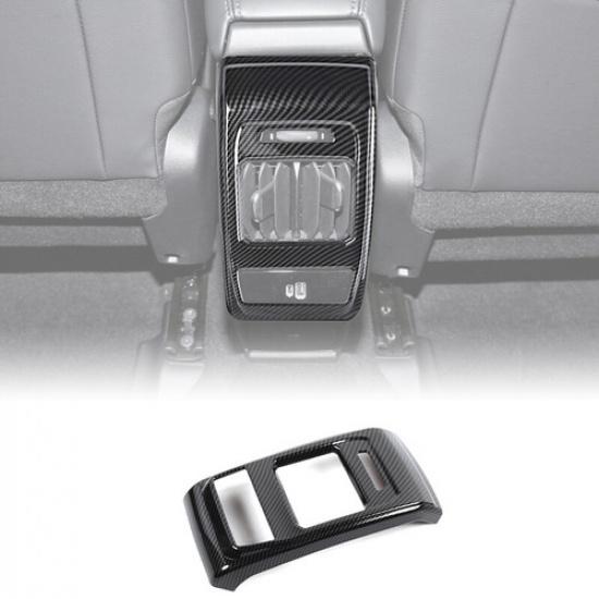 Carbon Fiber Rear Air Vent Outlet Cover Decor For Jeep Compass + Accessories