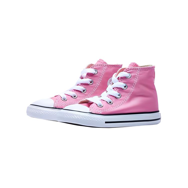 Converse Chuck Taylor All Star Soft Sole Comfortable Mid-Top Canvas Shoes Baby Sneakers Pink White 7J234C-22