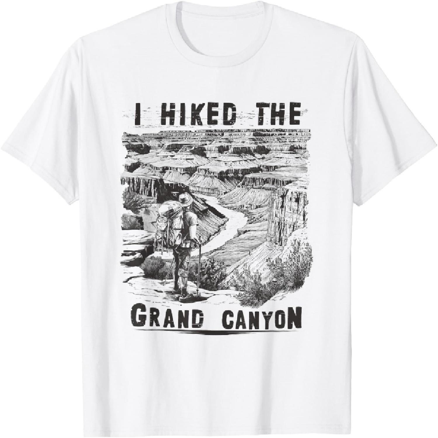 Classic I Hiked The Grand Canyon T-Shirt XXXXXL белый