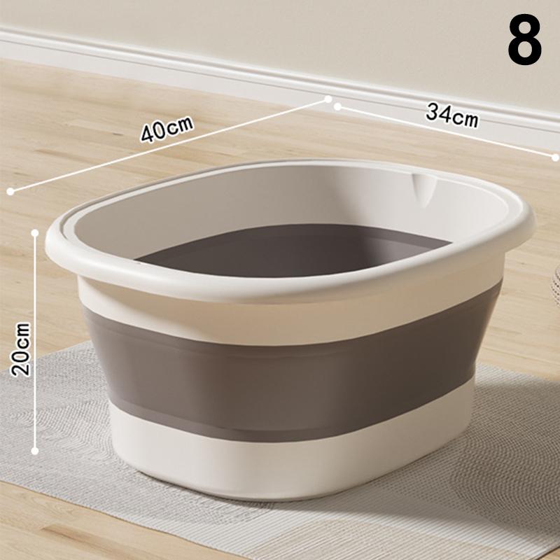 1Pcs Foldable Home Foot Bath Bucket Massage Foot Wash Leisure Health Bucket Foot Bath Basin Portable Foot Soak Foot Tub