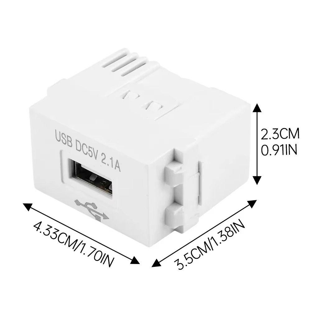 220V Input Voltage Power Adapter Module DC 5V 2.1A Output Charging Panel Socket  Phone Charging