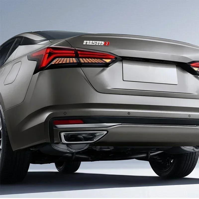 Nismo Letter Emblem Autoaufkleber Emblem Heckklappenaufkleber dekorieren universelles Logo für Nissan NISMO modifizierte Autozubehör Aufkleber