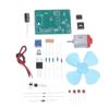 Ne555 Diy Electric Fan Kit Dc 4.5V Motor Pulse Width Speed Controller Kit Diy Electronic Soldering Practice Electronics Training