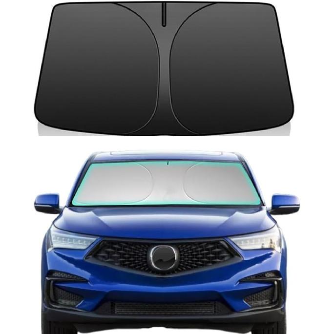 Windshield Sun Shade for -2025 Chevrolet/Chevy Blazer 240T Double-Layer Foldable Car Front Window Sunshade Accessories 240 T Sun Visor Protector