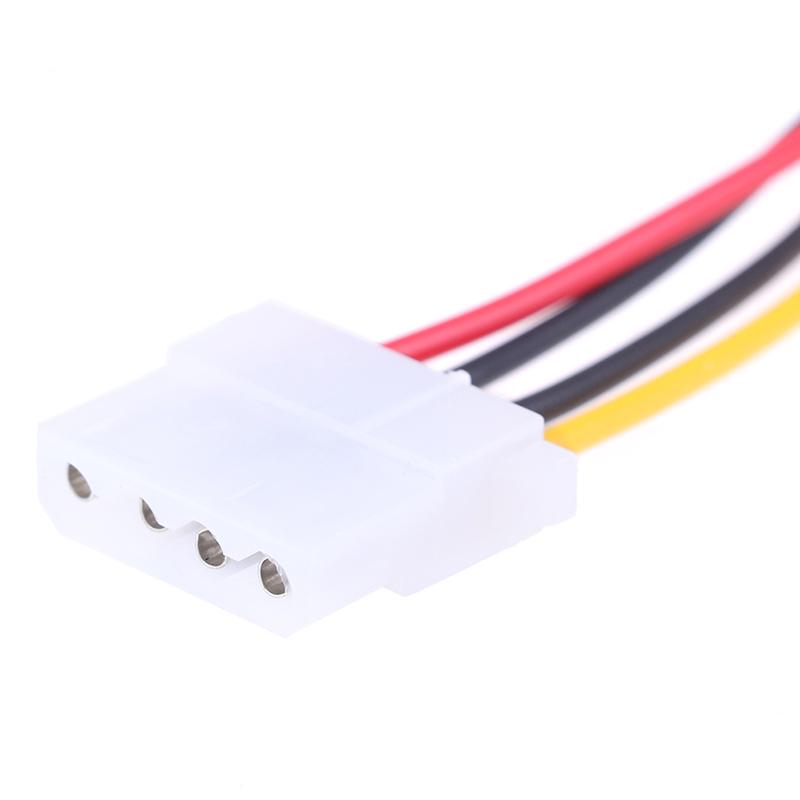 Napájecí kabel Sata To Ide 15kolíkový Adaptér kabelu Sata samec na Molex Ide 4kolíkový