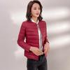Women's Winter 2026 Down Jacket: 90% Down, Solid Color, Round/V-Neck, Long Sleeve, Plus Size Outerwear