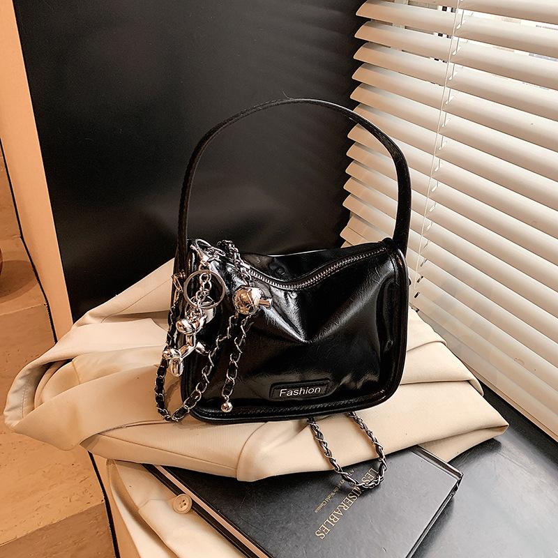 

Модная трендовая сумка через плечо простая новая ретро персонализированная женская сумка сумочка сумка-мессенджер чёрный