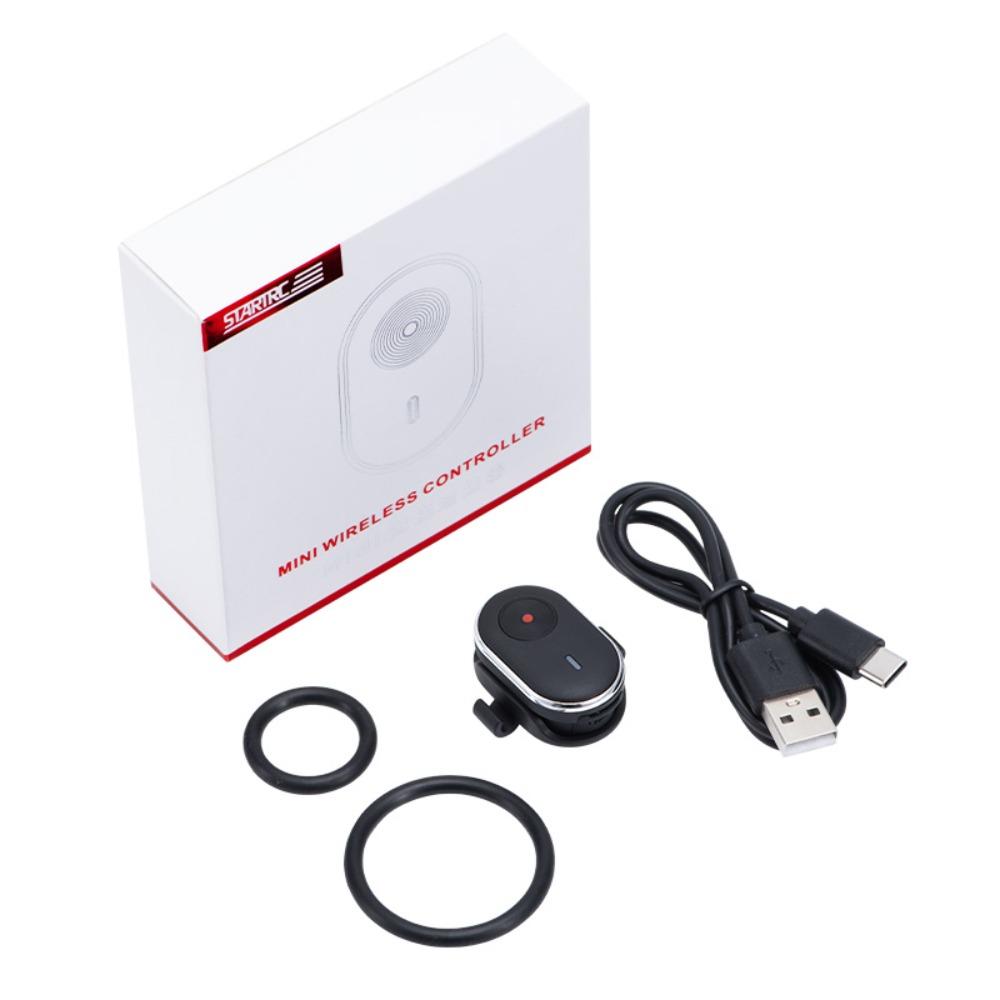 

20M Камера Бездротовий Контролер Зйомки Bluetooth Контролер для DJI Action6/5/4/Osmo 360/Insta360 чорний