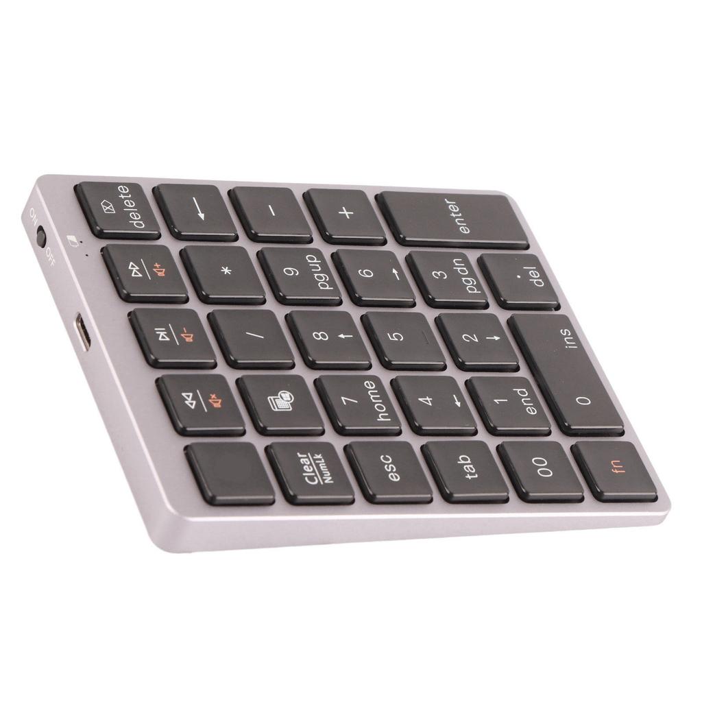 Bluetooth 3.0 Wireless Mechanical Numeric Keypad Notebook Desktop Computer Accessory