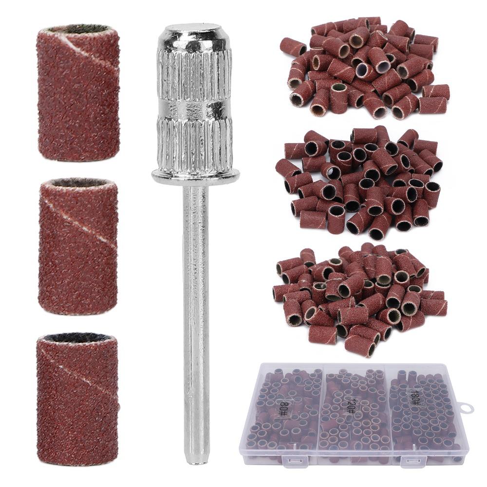 210pcs Replaceable Nail Sanding Bands 2.35mm Manicure Sanding Bands Sanding Bands  For Gel Manicures