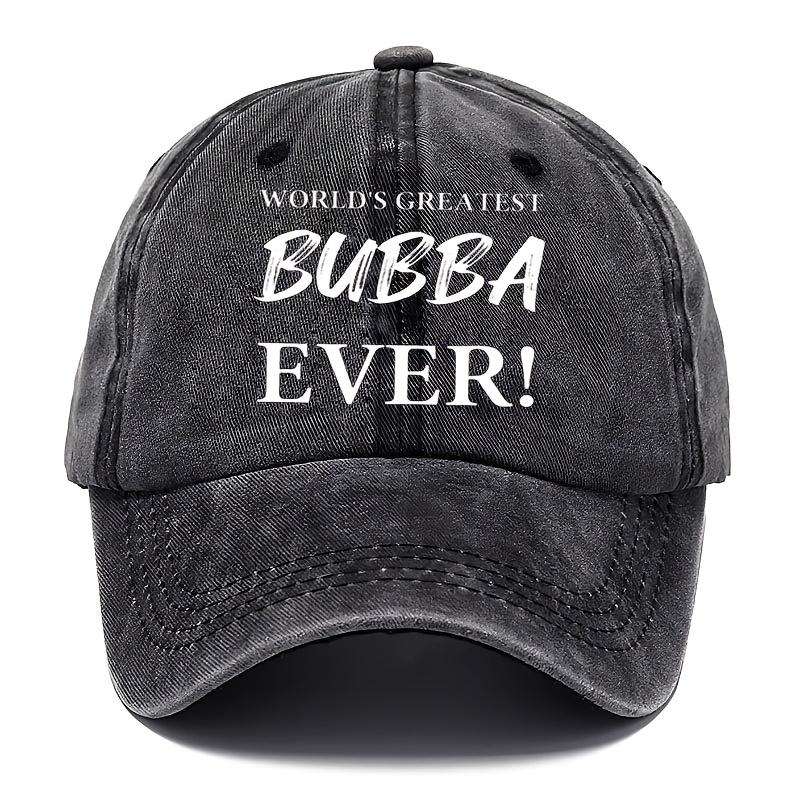Letter Print Baseball Cap Perfect Birthday Gift for Dad Casual Outdoor Visor Hat чёрный