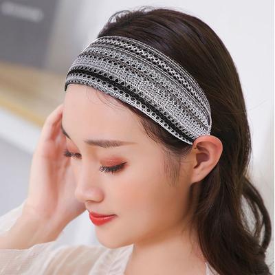 Mesh Wash Face Summer Hair Accessories Women Hair Band Wide Edge Headband Korean Style Hair Hoop