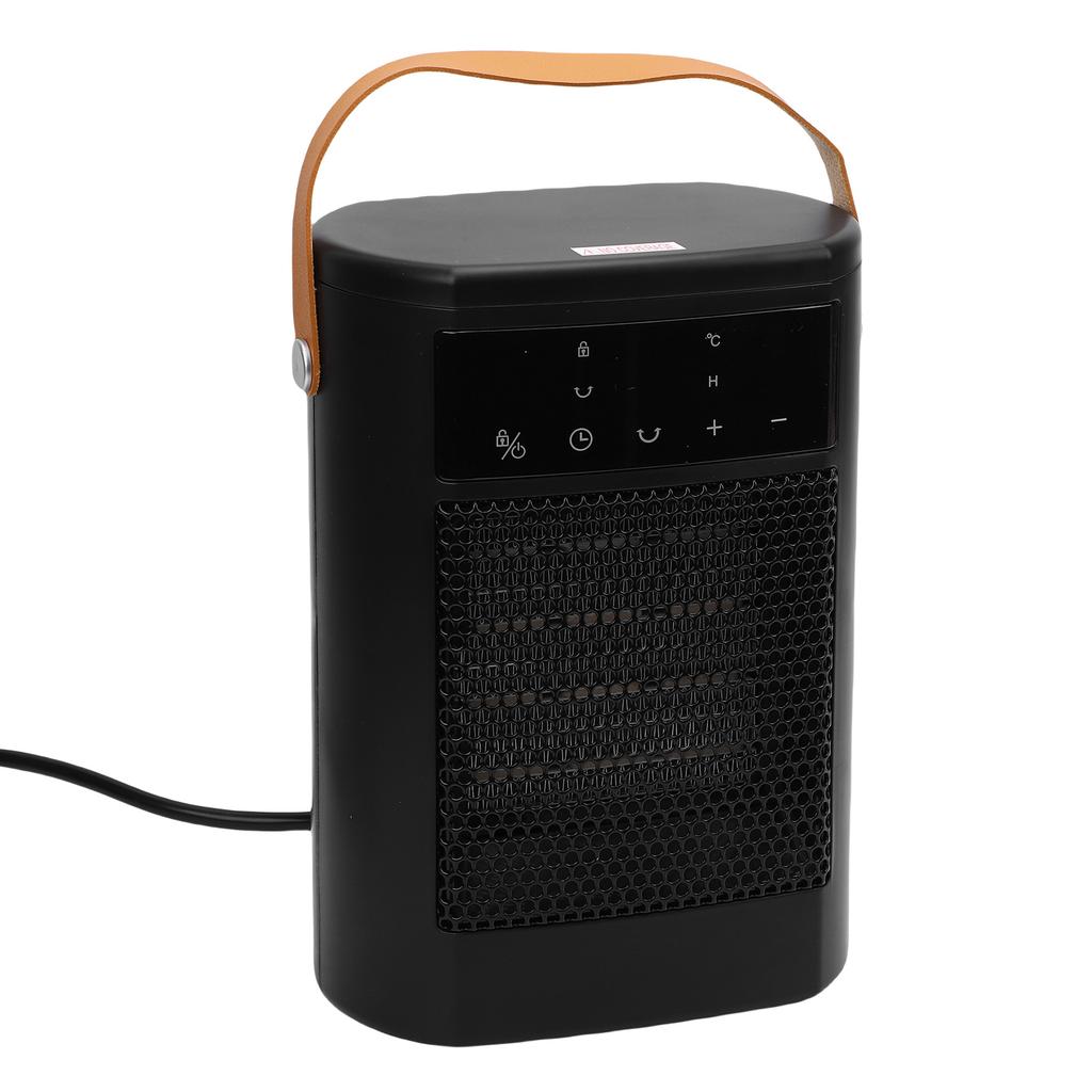 Space Heater 1500W Portable Electric Heater PTC Ceramic Heater with Remote 12H Timer Quiet Touch Screen for Indoor