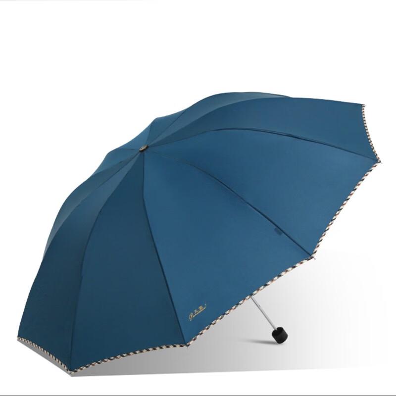 Tiantang 3311E Anti-UV Dual-Use Travel Umbrella Upgraded with Black Coating
