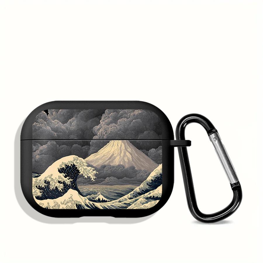 

Case for Airpods 2 3 1 Pro3 Pro 4 Pro2 Earphone Cases Cover Japanese Mountain Waves Landscape for Airpods Pro 3