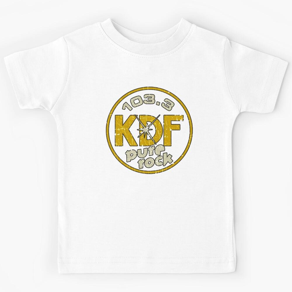 Vintage Distressed 103.3 KDF Nashville | Pure Rock Kids T-Shirt 100