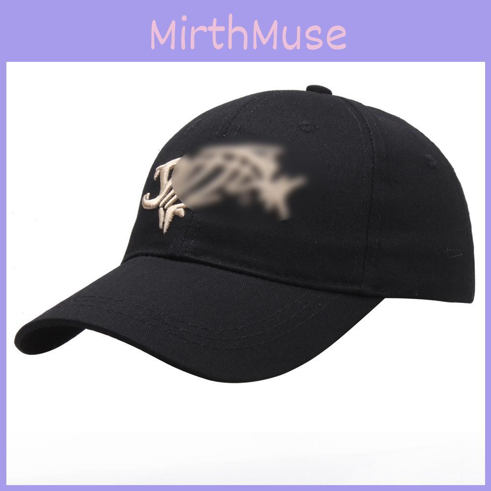 Trendy Embroidered Baseball Hat Available In Black With White Or Black With Logo Beige