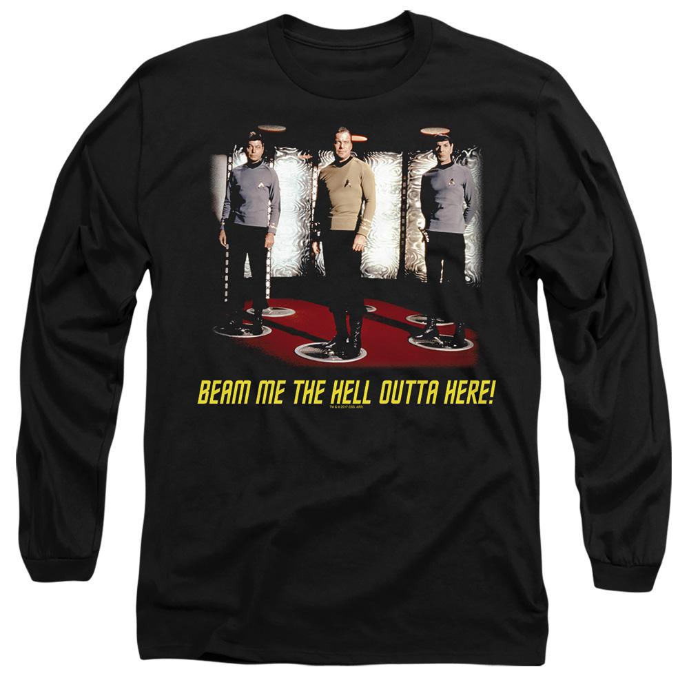 Star Trek Unisex Adult Beam Me Out T-Shirt