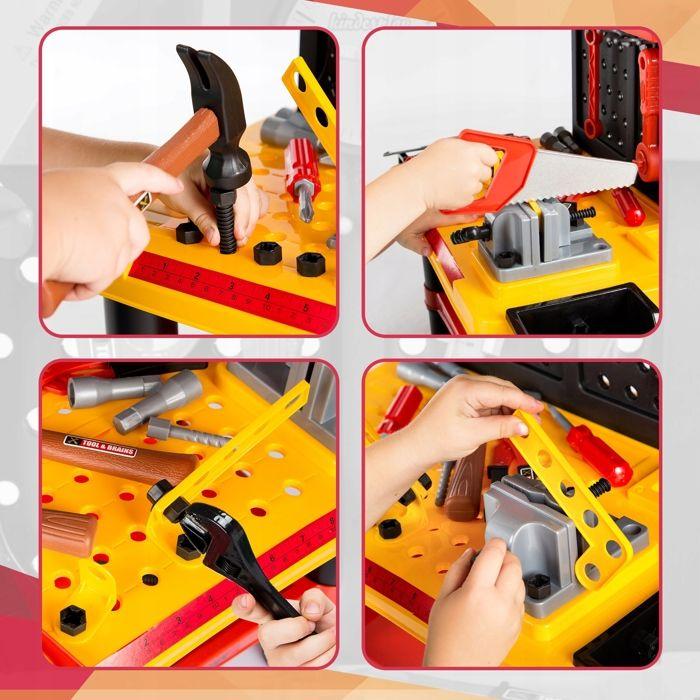 Établi De Bricolage Pour Enfants Avec Perceuse À Piles, Outils Et Casque - Kinderplay (KP2646)