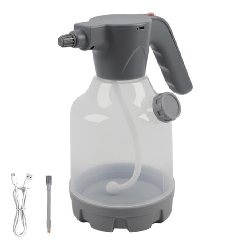 Electric Foam Sprayer with Rechargeable Battery & Adjustable Nozzle Simple Operate for Car Washing & Garden Watering