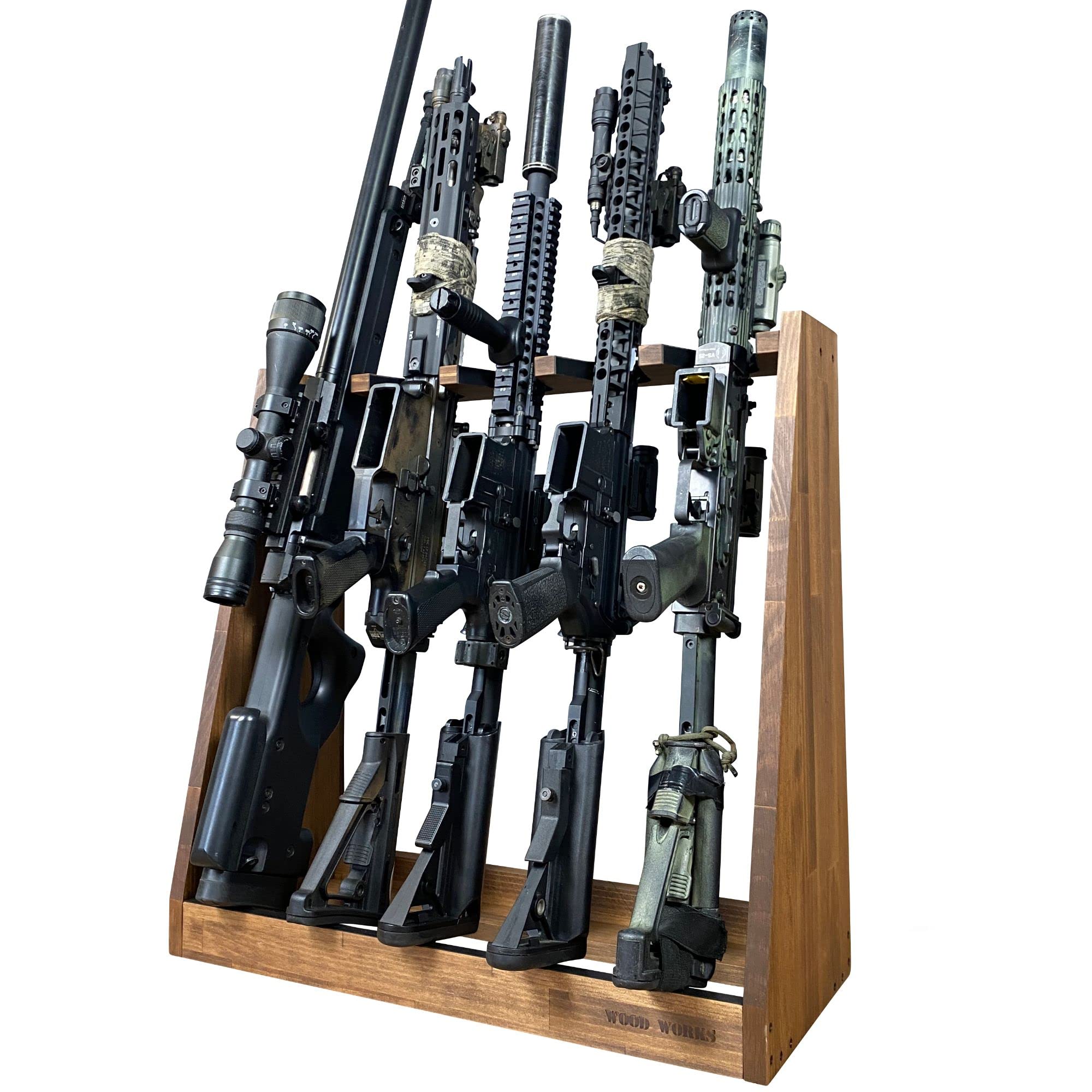 

Подставка для винтовки WOOD WORKS, изготовленная в Японии, 5 предметов (коричневый)
