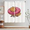 Children's Room Curtains Salon 2 Cheap Pieces Capybara Art Bedroom Blackout Curtains for Window Bathroom Curtain Tiebacks Blinds