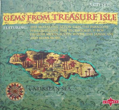 CD VARIOUS - Gems From Treasure Isle  SNAJ702CD Charly Records 2001 Europe Reggae, Ska & Dub Used