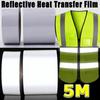 5M Reflektierender Streifenaufkleber für Kleidung, Tasche, Schuhe, Aufbügeln, Sicherheitsbekleidungszubehör