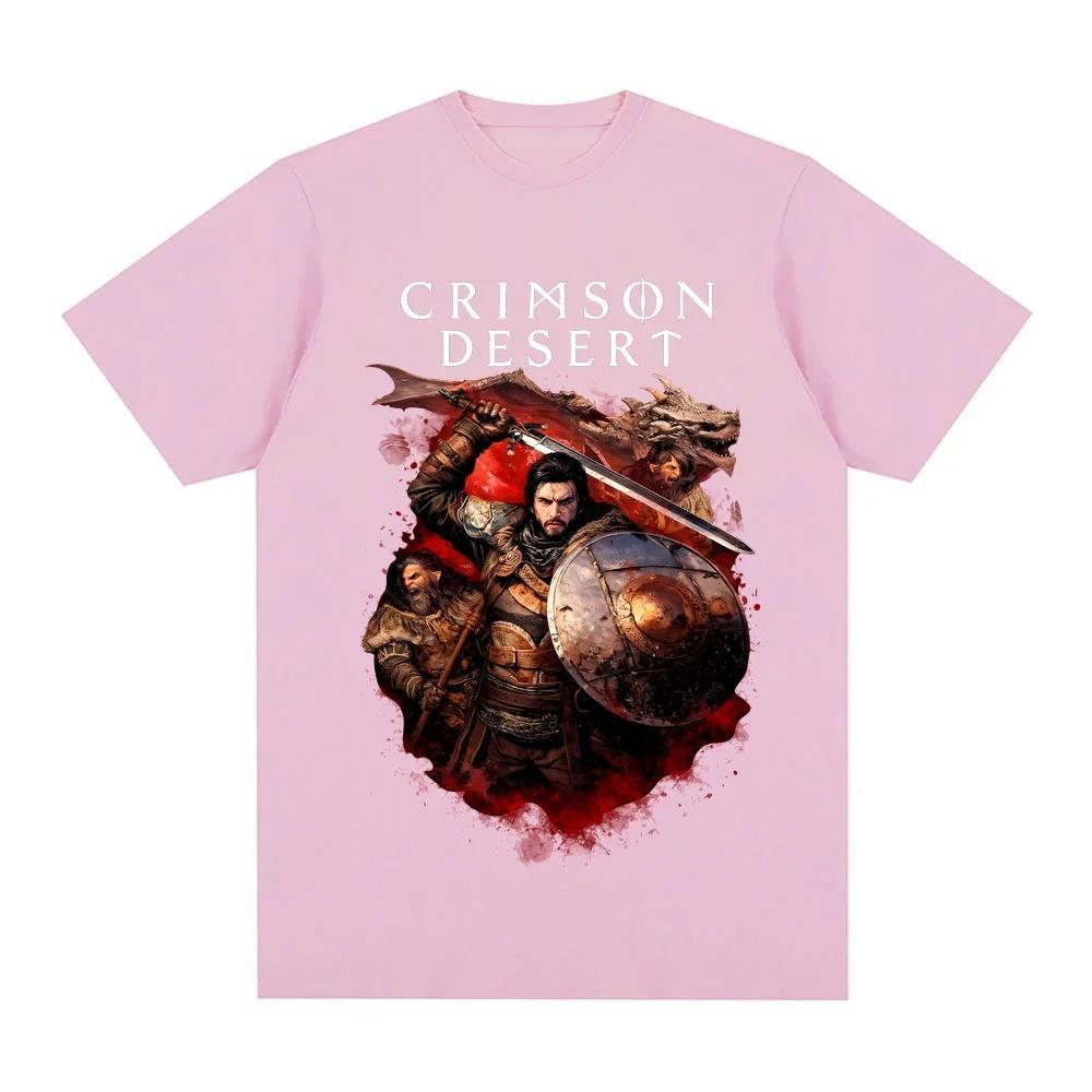Crimson Desert 2026 Summer New Style T-Shirt Comfortable High Quality Tees Action-adventure Video Games Printing Round Neck TEES
